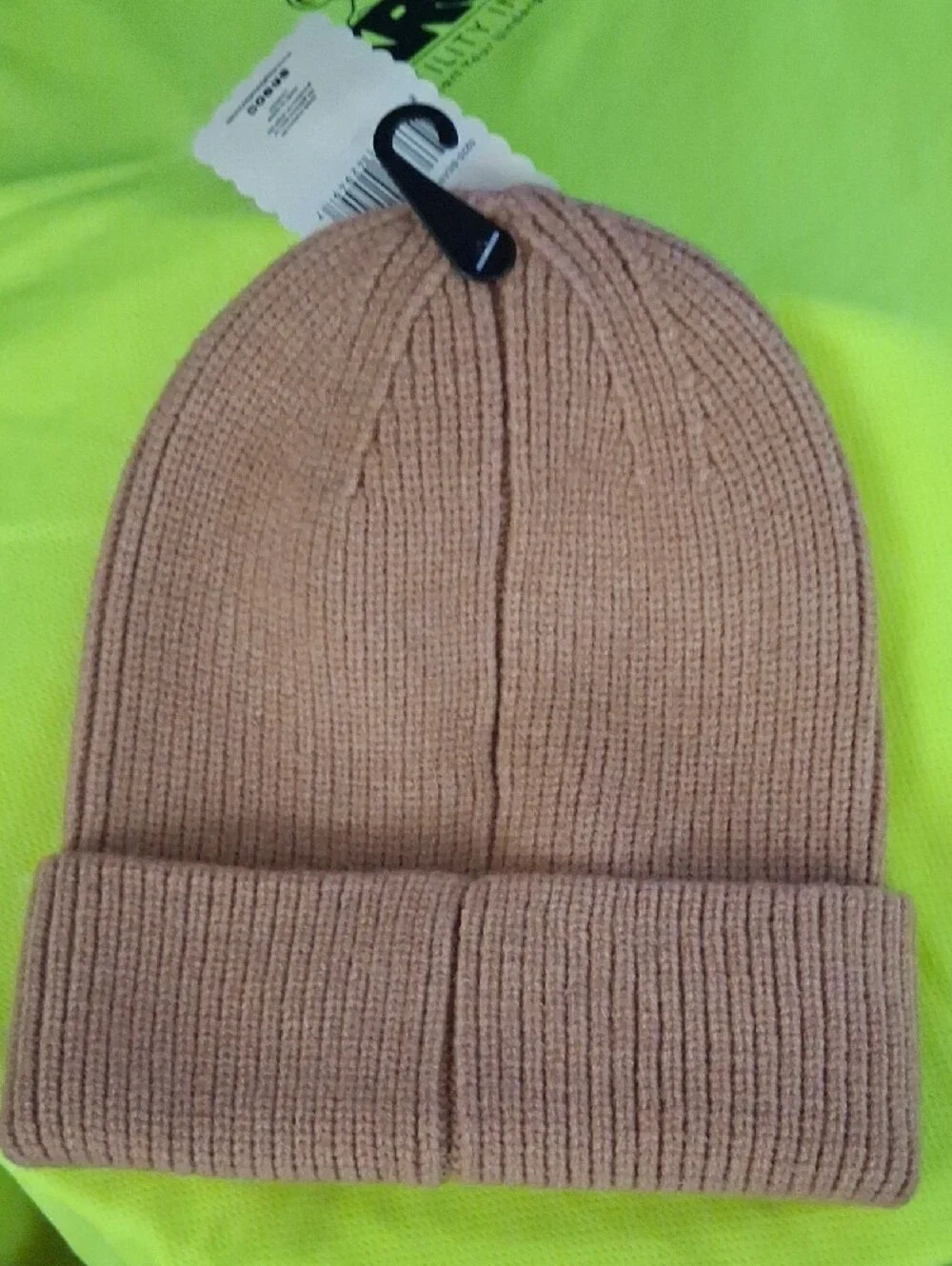 Simply Southern Mauve Velvet Bow Knit Beanie